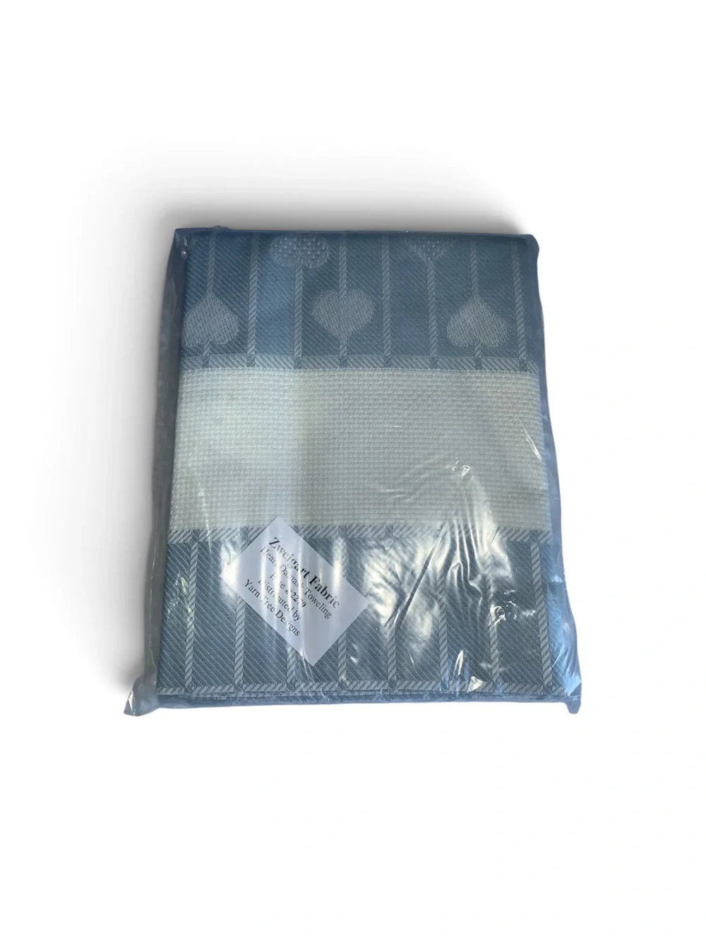 New Zweigart Heart Damask Towel